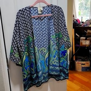 Loose jacket cover up